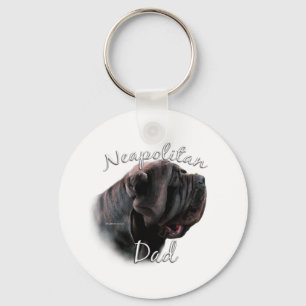 Neapolitan Mastiff Dad 2 Keychain