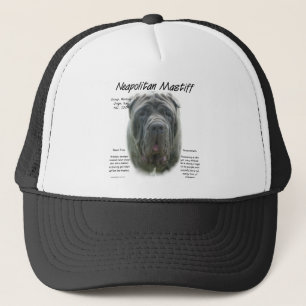 Neapolitan Mastiff (grey) History Design Trucker Hat