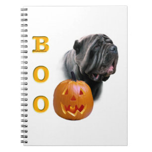 Neapolitan Mastiff Halloween BOO Notebook