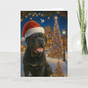 Neapolitan Mastiff Holiday Card