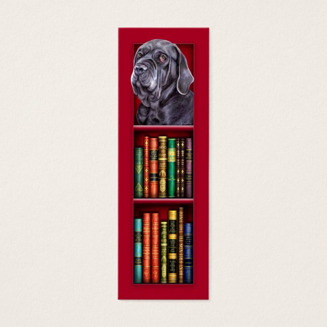 Neapolitan Mastiff Mulberry Bookmark (Front)