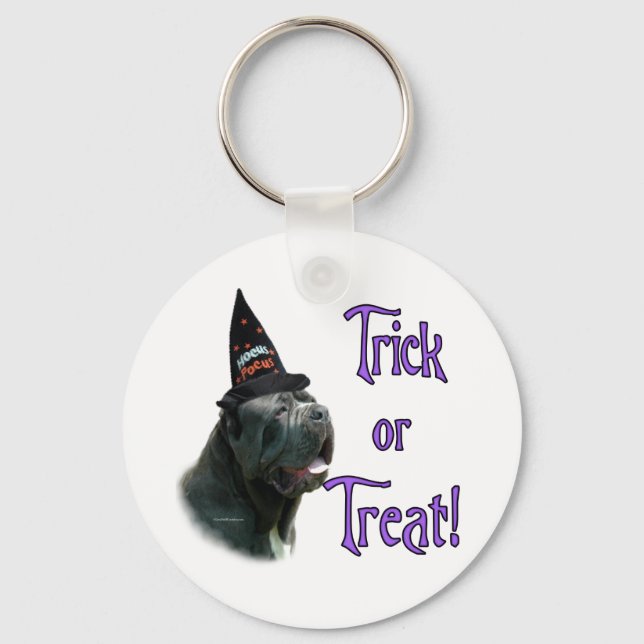 Neapolitan Mastiff Trick Keychain (Front)