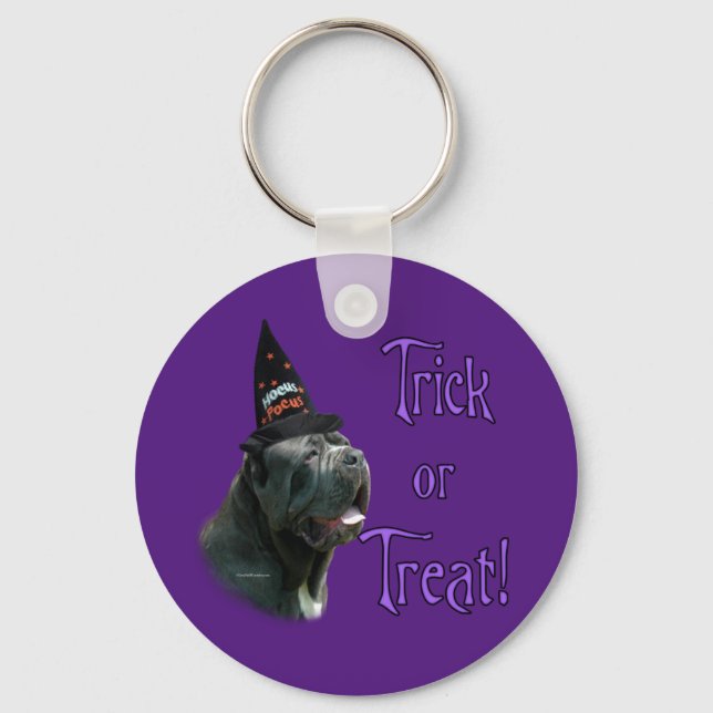Neapolitan Mastiff Trick Keychain (Front)