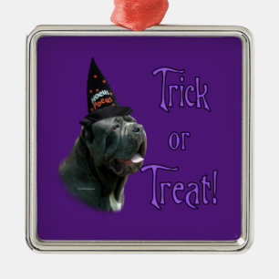 Neapolitan Mastiff Trick Metal Ornament