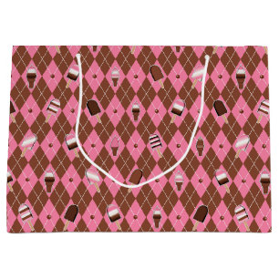Neapolitan Stickers Argyle-GIFT BAG L