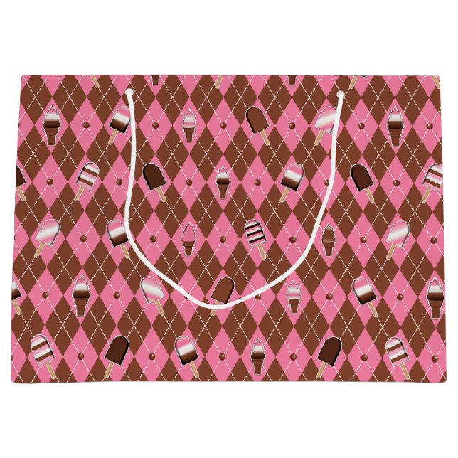 Neapolitan Stickers Argyle-GIFT BAG L (Front)