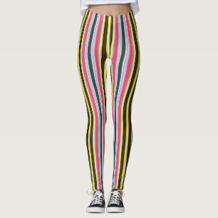 Neapolitan striped leggings