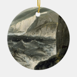 Near Beachy Head, from 'A Voyage Around Great Brit Ceramic Ornament