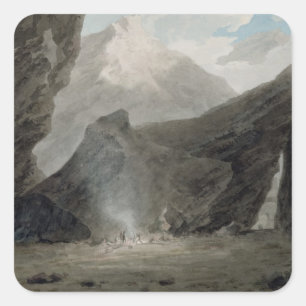 Near Chiavenna in the Grisons, c.1779 (w/c, black Square Sticker