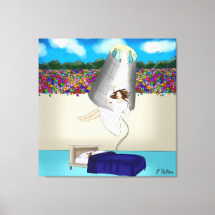 Near Death Experience Art Life After Death Canvas Print
