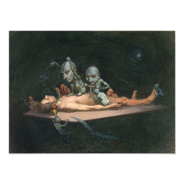 Near Death Experience Seeing Evil Demonic Spirits Photo Print (Front)