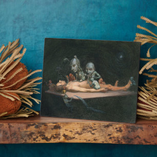 Near Death Experience Seeing Evil Demonic Spirits Plaque