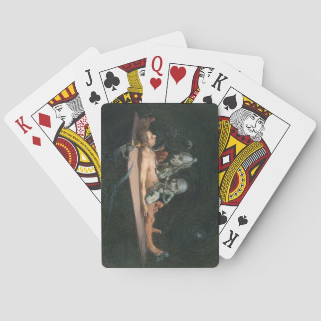 Near Death Experience Seeing Evil Demonic Spirits Playing Cards (Back)