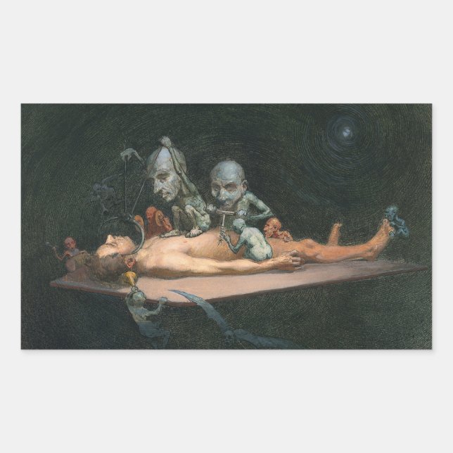 Near Death Experience Seeing Evil Demonic Spirits Sticker (Front)