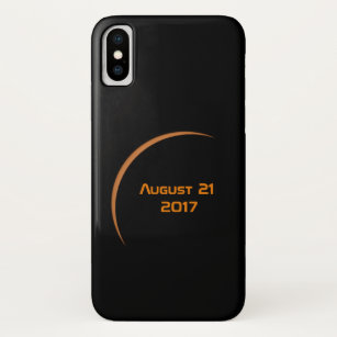 Near Maximum August 21, 2017 Partial Solar Eclipse iPhone X Case