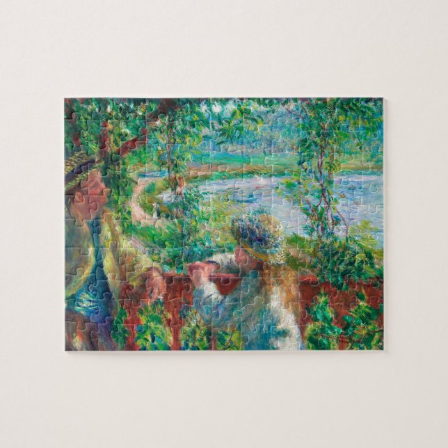 Near the Lake by Renoir Impressionist Painting Jigsaw Puzzle (Horizontal)