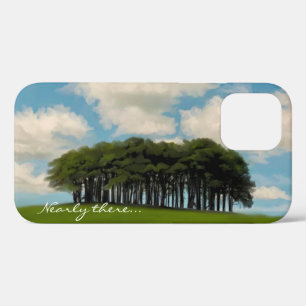 Nearly there trees Cornish drive landmark iPhone 12 Case