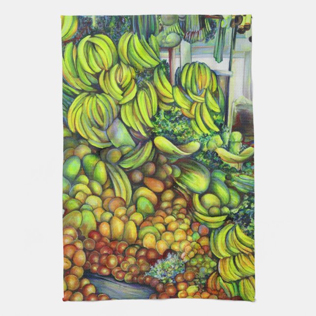 Neat, Sweet and in the Side Pocket, Mexico Kitchen Towel (Vertical)