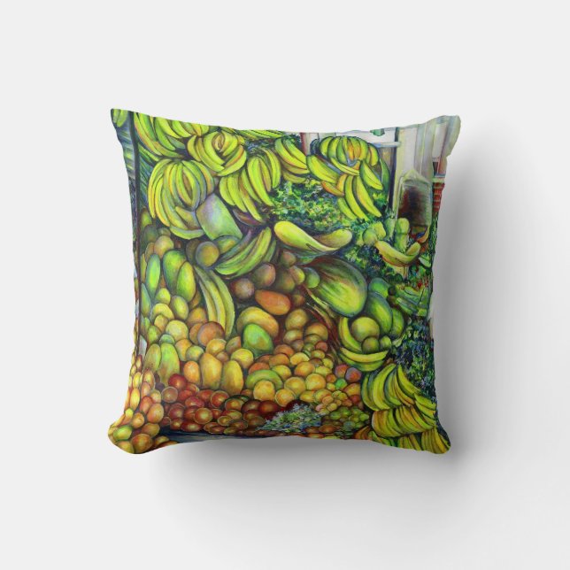 Neat, Sweet and in the Side Pocket, Mexico Throw Pillow (Front)