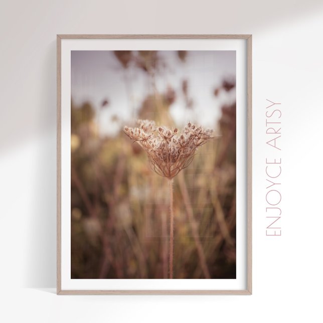 Neatral warm fall wildflower farmhouse wall art (Creator Uploaded)