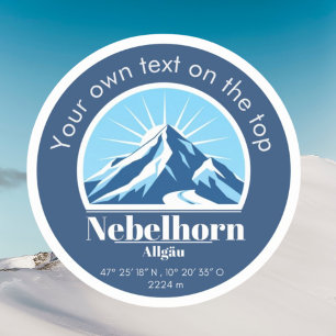 Nebelhorn Allgäu Germany souvenir decoration