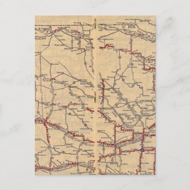 Nebraska 2 postcard (Front)