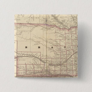 Nebraska 5 2 inch square button