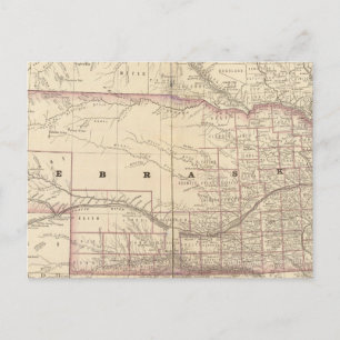 Nebraska 5 postcard