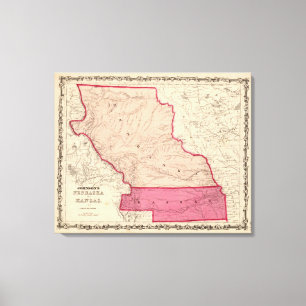 Nebraska and Kansas 2 Canvas Print