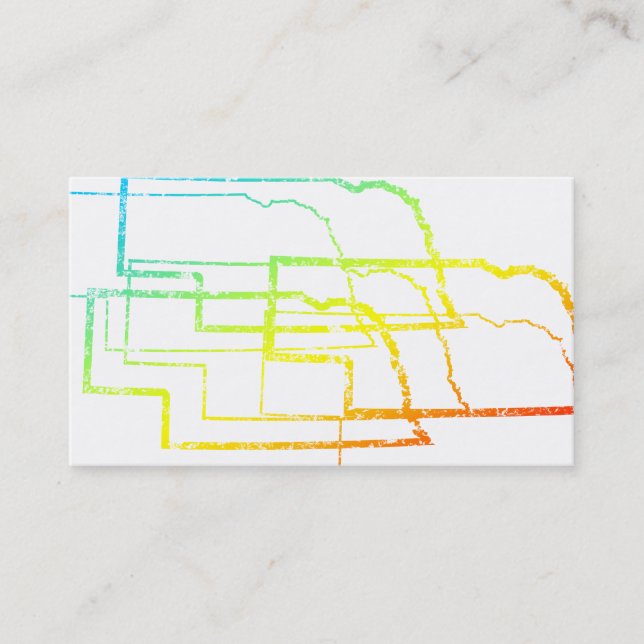nebraska chill blur business card (Front)