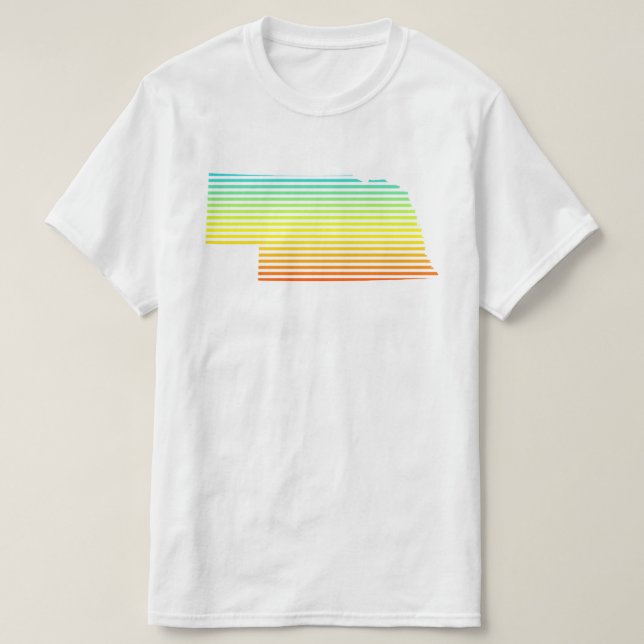 nebraska chill fade T-Shirt (Design Front)