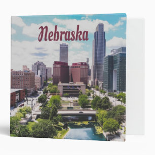Nebraska City Skyline Omaha Binder