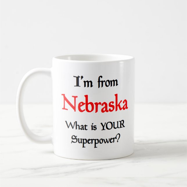 nebraska coffee mug (Left)
