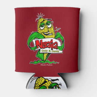 Nebraska corn cob can cozy can cooler