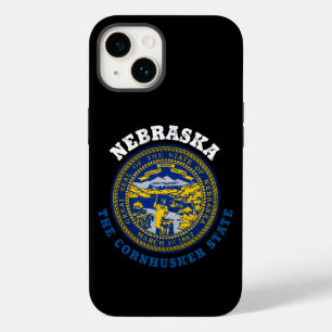 NEBRASKA CORNHUSKER STATE FLAG Case-Mate iPhone 14 CASE