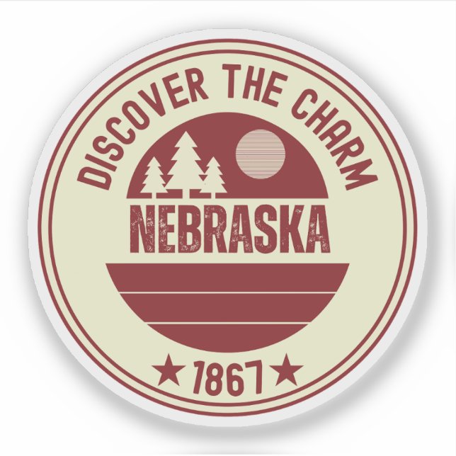 Nebraska Cornhusker State Gif  (Front)