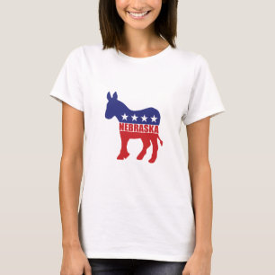 Nebraska Democrat Donkey T-Shirt