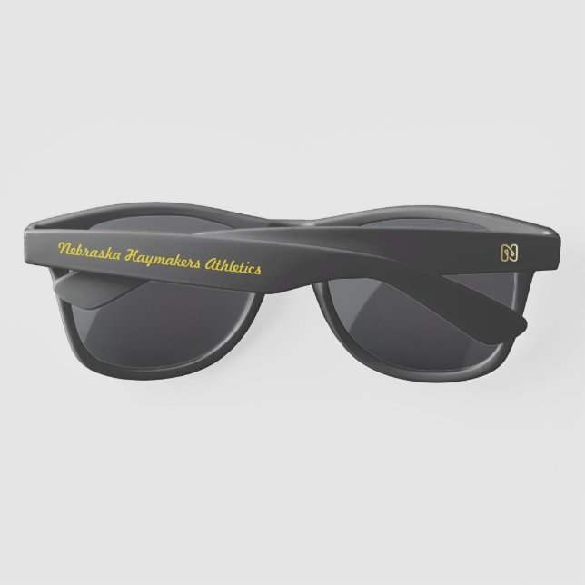 Nebraska Haymakers Lunettes de soleil (Dos)
