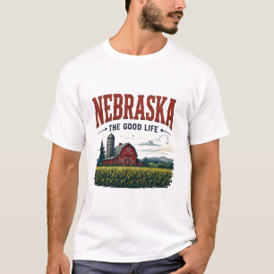 Nebraska Heartland Country Escape T-Shirt