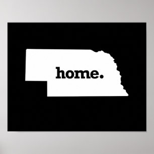 NEBRASKA HOME STATE -.png Poster