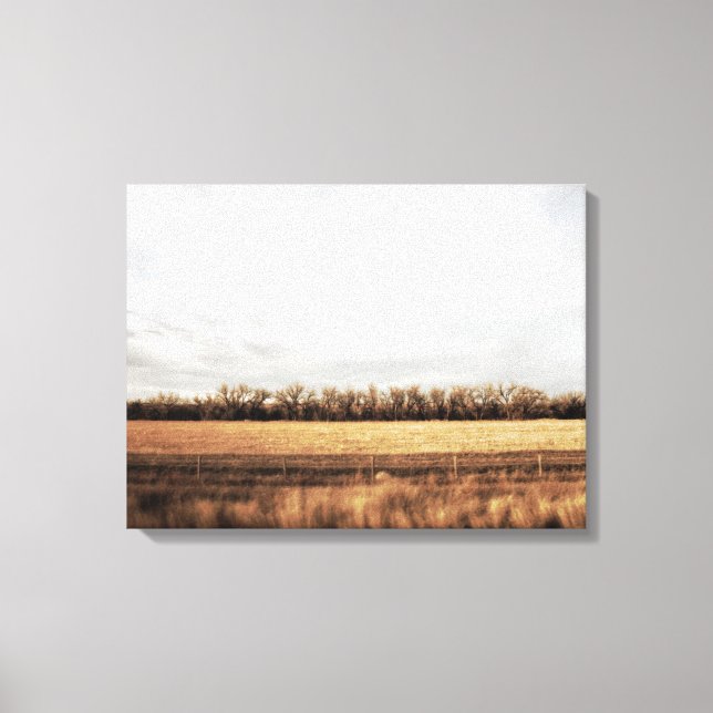 Nebraska in Autumn Canvas Print (Front)
