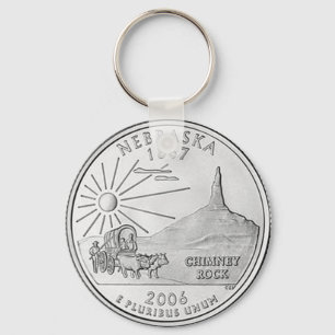 Nebraska Keychain