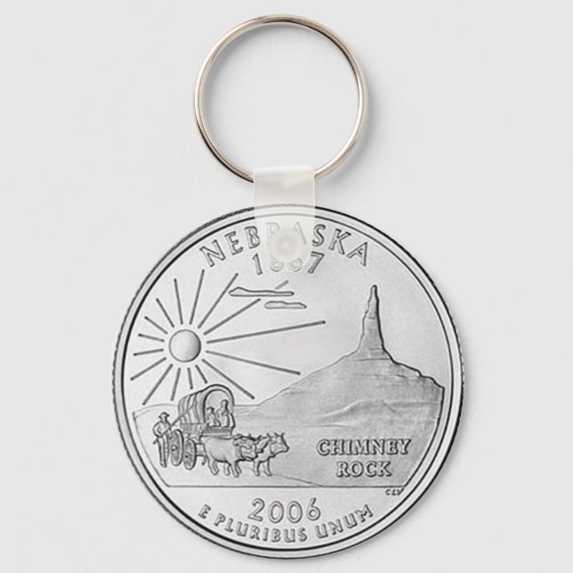 Nebraska Keychain (Front)