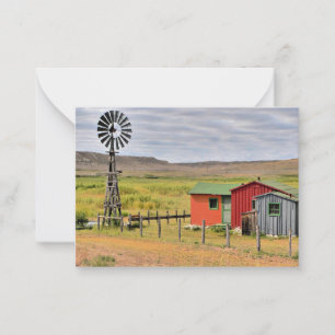 Nebraska landscape photo card