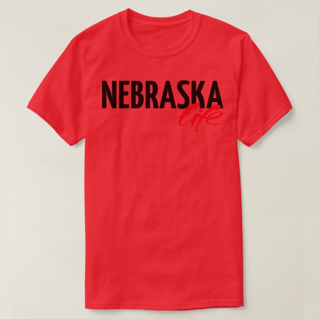 Nebraska Life T-Shirt (Design Front)