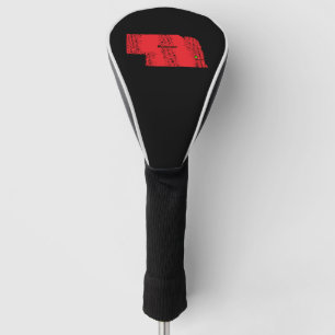 NEBRASKA MAP GOLF HEAD COVER