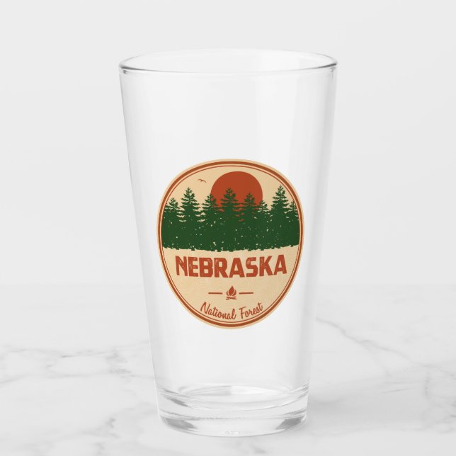 Nebraska National Forest Glass (Front)