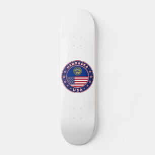 Nebraska, Nebraska phone case, Nebraska sticker, Skateboard