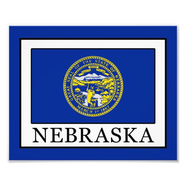 Nebraska Photo Print (Front)