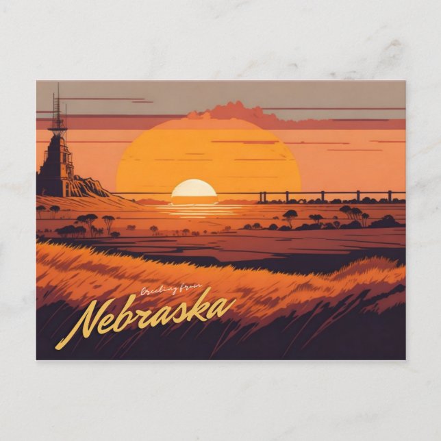 Nebraska  postcard (Front)